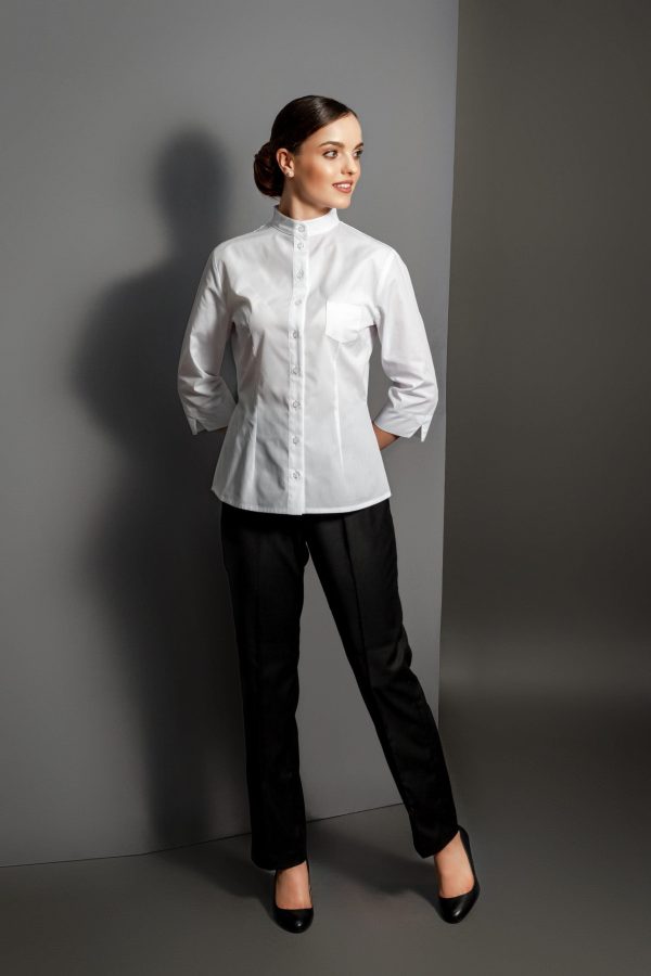 Camicia per ristorazione e catering Mia White