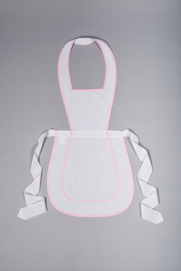 Grembiule Sole riga rosa