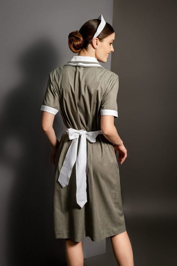 Grembiule Sole Gray Melange dietro Grembiule Sole Gray Melange dietro