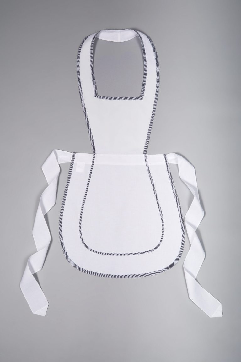 Grembiule Sole rigato blu