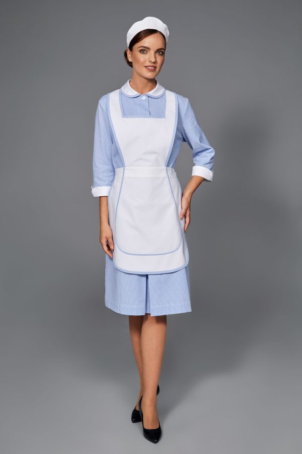 Iva-rigato-azzurro-con-grembiule-cuffia Iva-rigato-azzurro-con-grembiule-cuffia