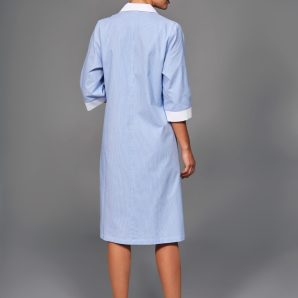 Nataly rigato azzurro retro