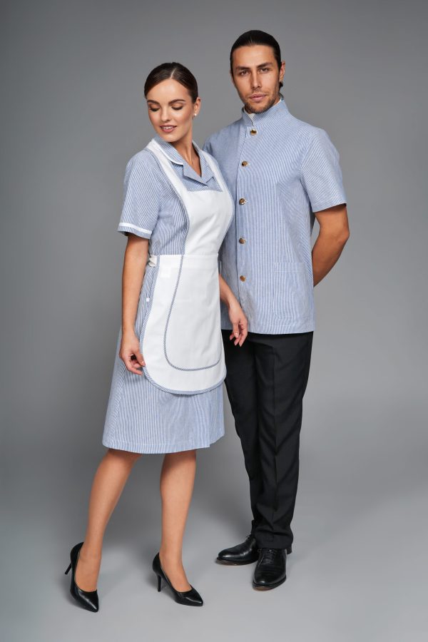 Vestito Denise rigato blu coppia uomo Vestito Denise rigato blu coppia uomo