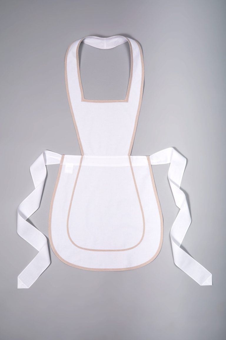 Grembiule sole rigato avana