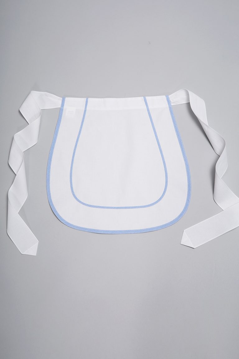 Grembiule Luna Rigato Azzurro