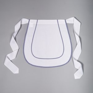 Grembiule Luna rigato blu e nero