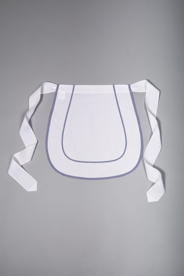 Grembiule Luna rigato blu e nero