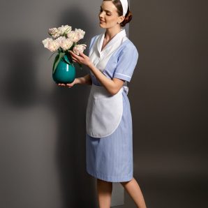 Evelyn-stripe-blue-flowers