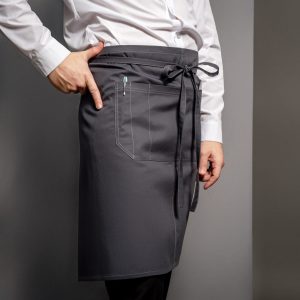 Filippo dark grey apron