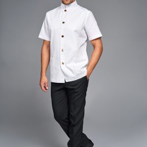 Greg white jacket man