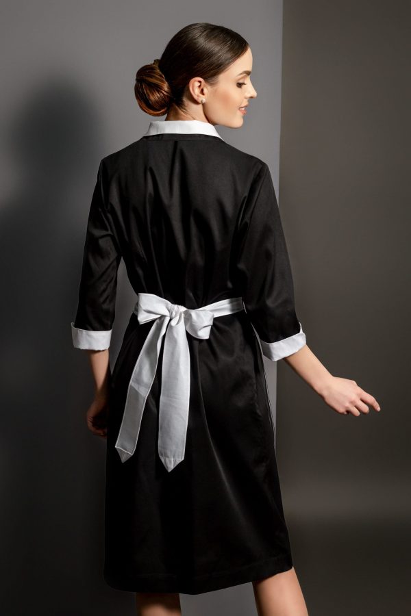 Grembiule Iris vestito nero retro Grembiule Iris vestito nero retro