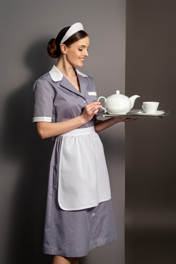 Grembiule Sarah vestito grigio Grembiule Sarah vestito grigio