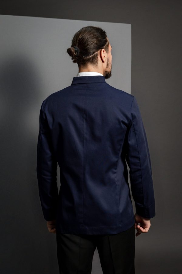 Nathan blue jacket back Nathan blue jacket back