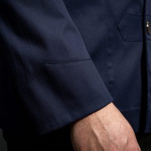 Nathan blue jacket detail