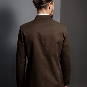 Nathan brown jacket back