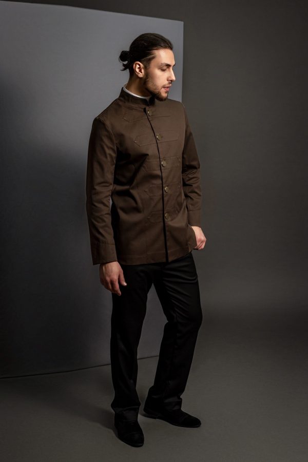 Nathan brown jacket side Nathan brown jacket side