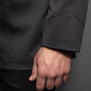 Nathan dark grey man detail