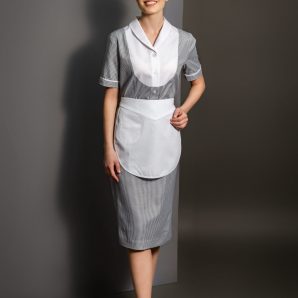 Vestito Evelyn checkgray