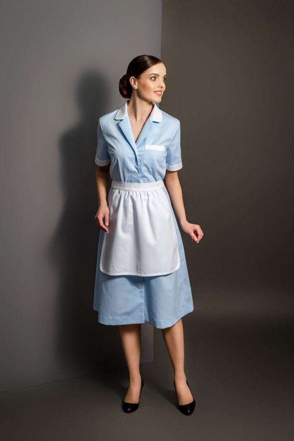 Jennifer light blue grembiule