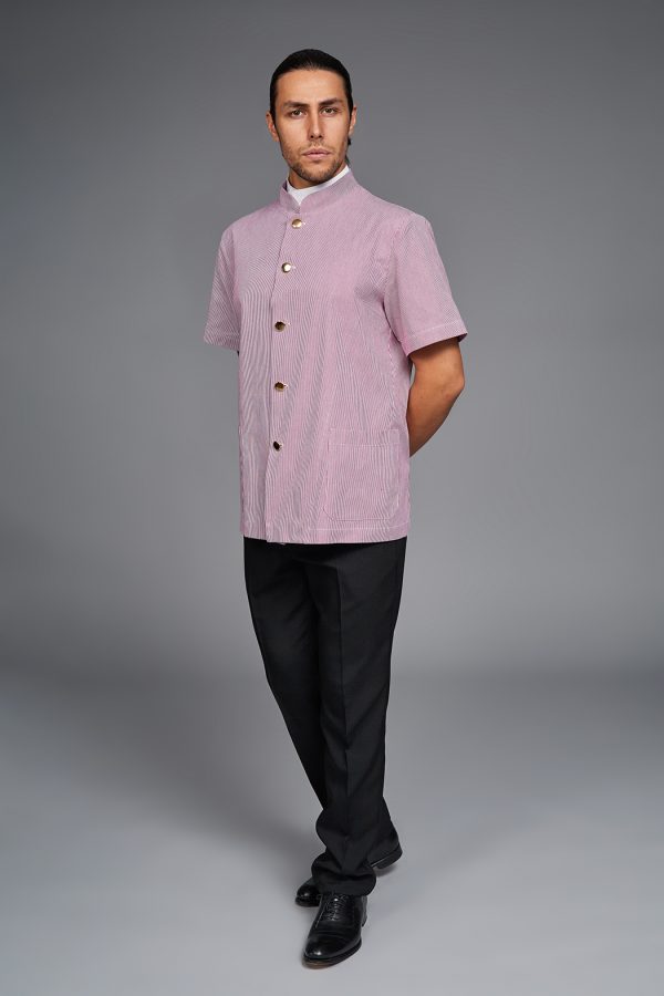 Giacca Greg rigatino bordeaux