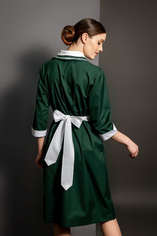 Sole green woman apron Sole green woman apron