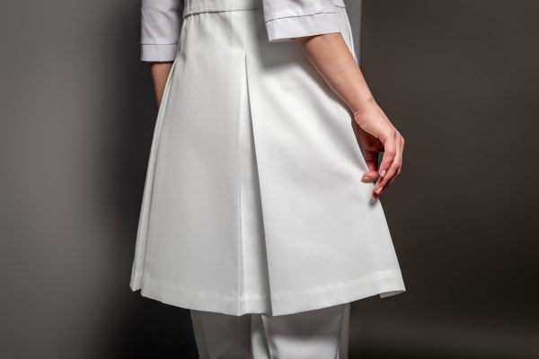 Fatima white casacca dettaglio back Fatima white casacca dettaglio back