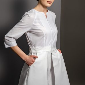 Fatima white casacca donna