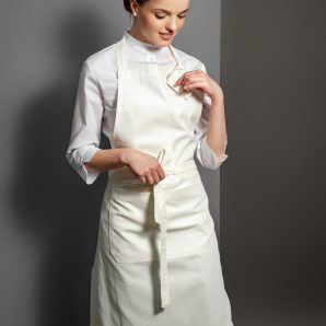 Grembiule unisex jan white