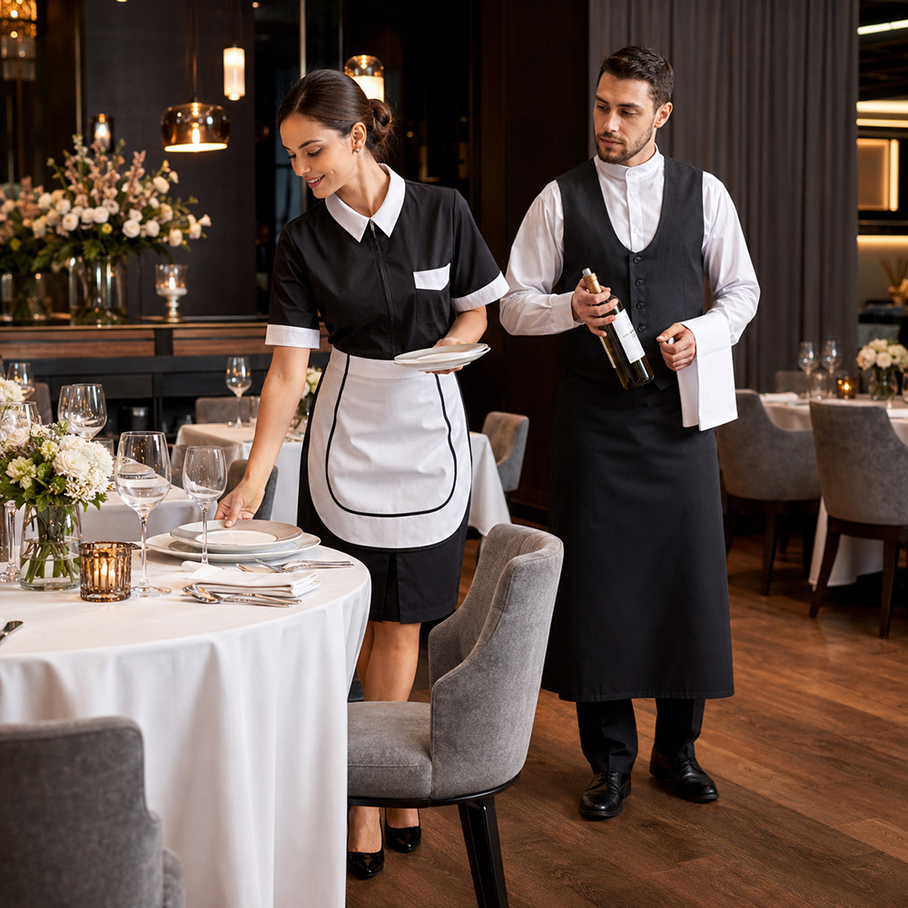 Restaurant catering uniforms