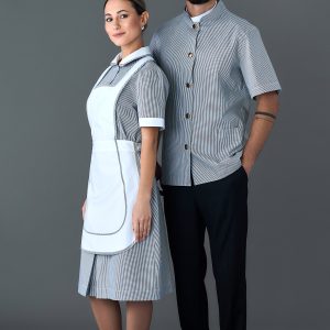 Coppia Giacca Greg e Iva rigato nero