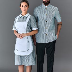 Coppia Giacca Greg e Jane rigato verde