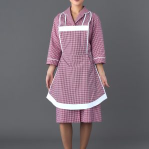 Vestito Antonia quadretto bordeaux 01