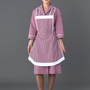 Vestito Antonia quadretto bordeaux 01