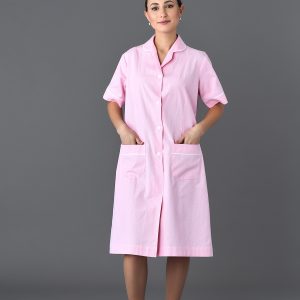 Vestito Antonia rigato rosa 02 1