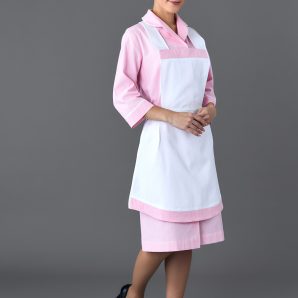 Vestito Antonia rigato rosa m.34 01
