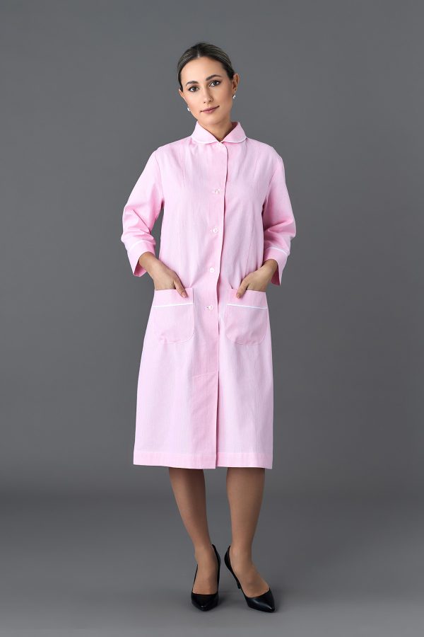 Vestito Antonia rigato rosa m.34 04 Vestito Antonia rigato rosa m.34 04