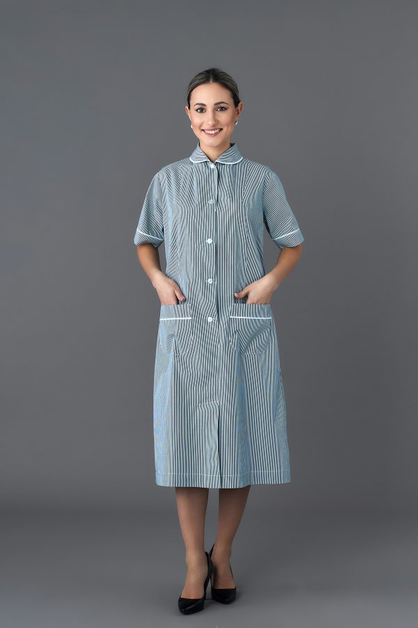 Vestito Antonia rigato verde 03 Vestito Antonia rigato verde 03