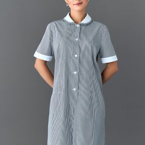 Vestito Jane rigato verde 03